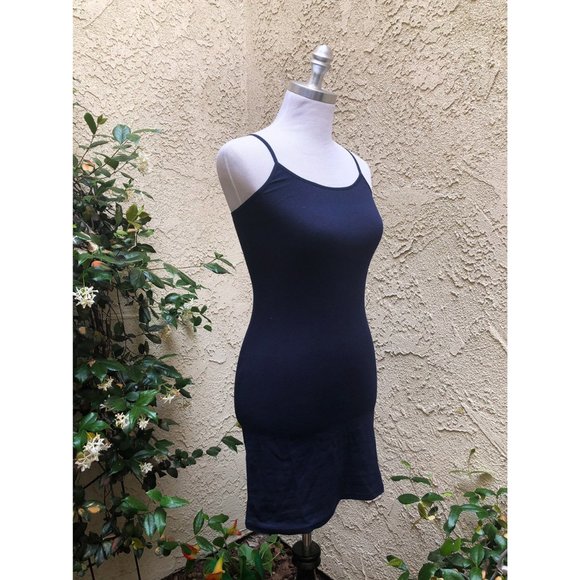 Navy Blue Cami Bodycon Mini Dress - Picture 5 of 10